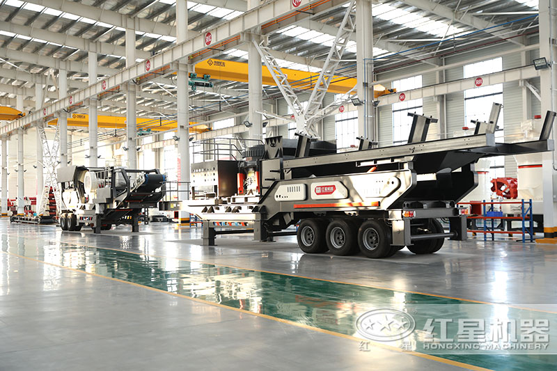 紅星機(jī)器建筑垃圾處理站車間實拍