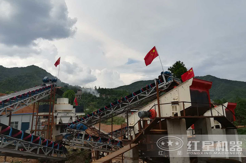 制砂廠作業(yè)現場實拍