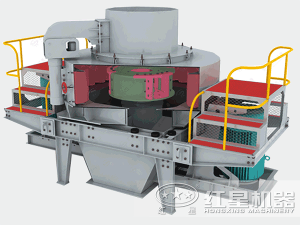 片麻巖制砂機工作原理圖